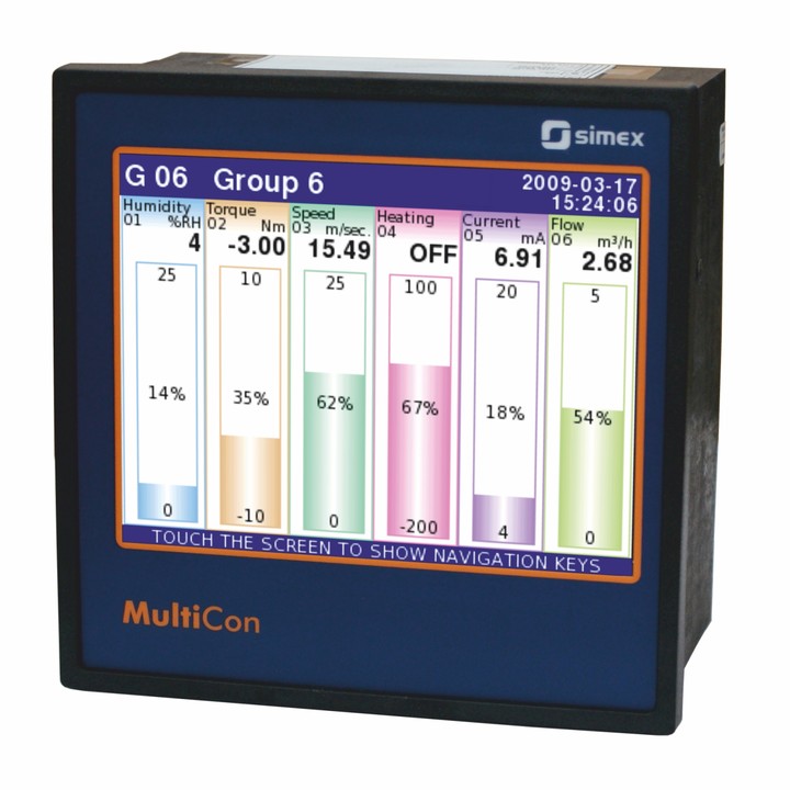 MultiCon CMC-141 - Mittari + Ohjain + Tallennin + HMI + SCADA yhdessä paketissa