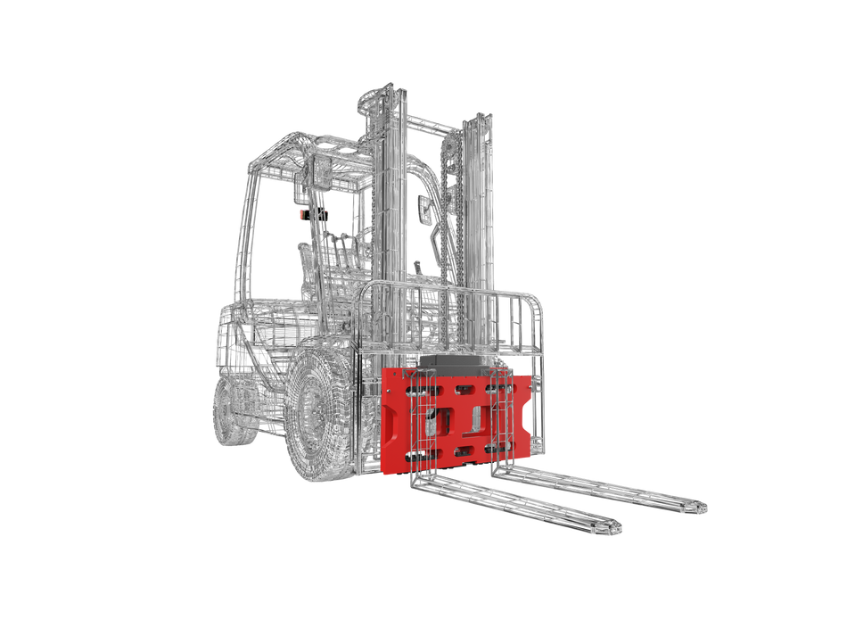 RAVAS iCP-32 - Carriage plate scale for counterbalanced trucks