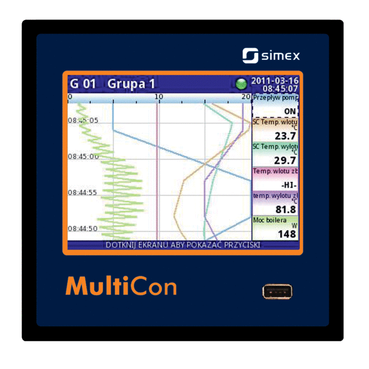 MultiCon CMC-99 - Mittari + Ohjain + Tallennin + HMI + SCADA yhdessä paketissa