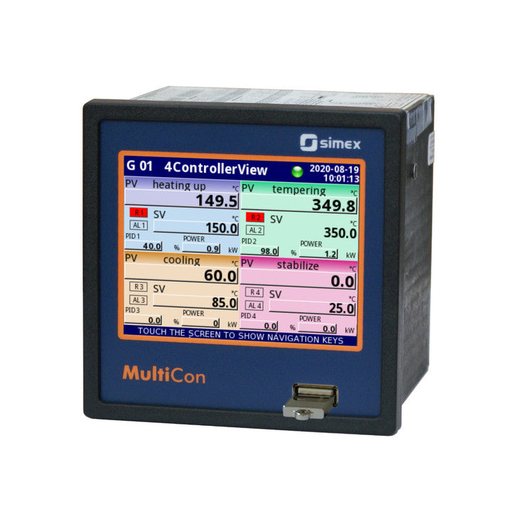 MultiCon CMC-99 - Mittari + Ohjain + Tallennin + HMI + SCADA yhdessä paketissa