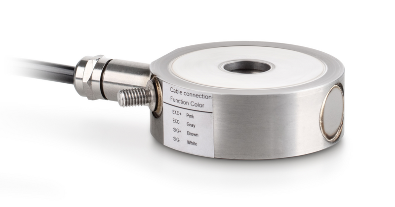 Load/force measuring cell CR 130-3P1, Nominal load 130 kg / 1,3 kN