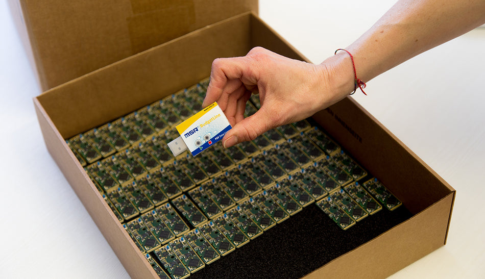 MSR63 BudgetLine: Reusable Data Logger for Temperature and Humidity
