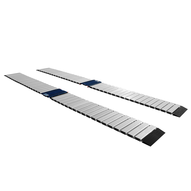 Levelling mats for axle weighing