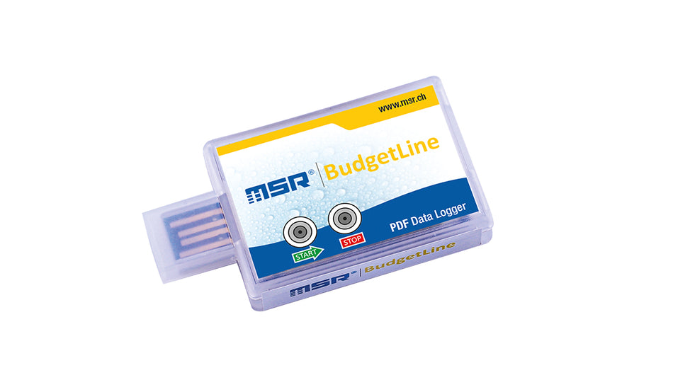 MSR63 BudgetLine: Reusable Data Logger for Temperature and Humidity