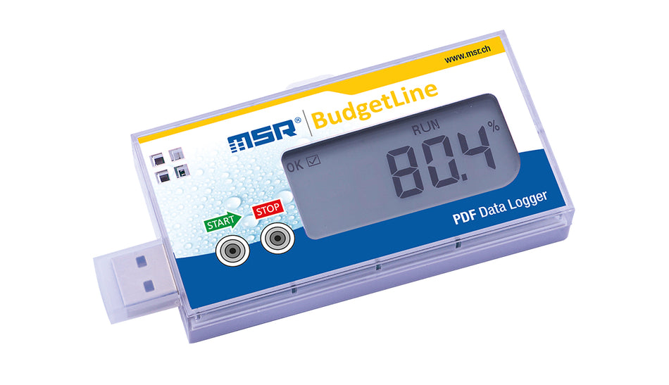 MSR84 BudgetLine: temperatuuri- ja niiskusandmeloger