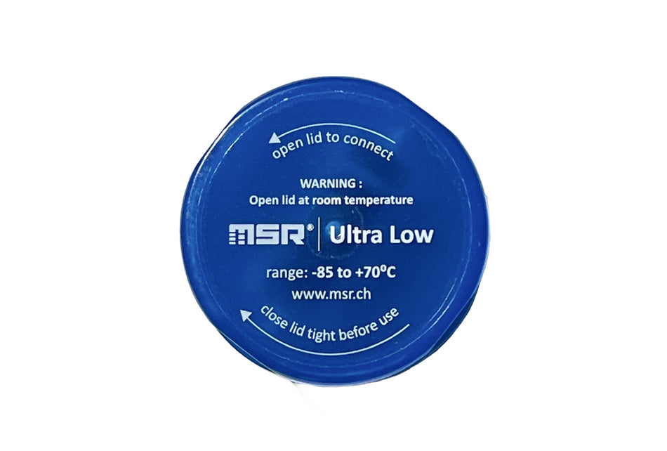 Dry ice data logger MSR85 for ultra-low temperatures