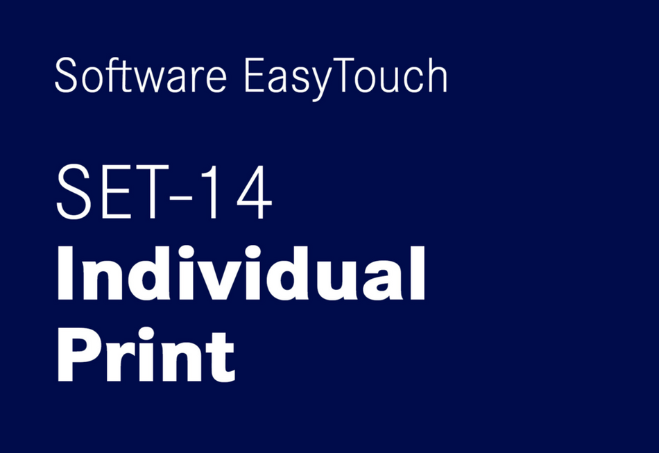 EasyTouch Individual Print – isikupärastatavad väljatrükid 