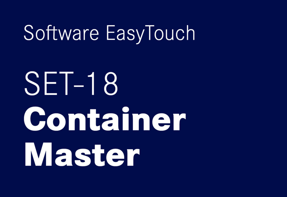 EasyTouch Container Master – tsentraliseeritud konteinerite haldus