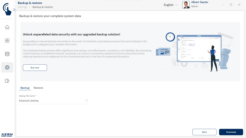 EasyTouch Backup Scheduler – andmete varundamine ja taastamine