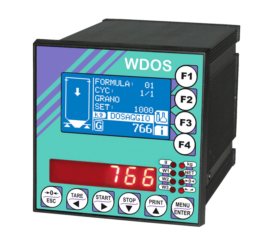 WDOS-painon ilmaisin (punnitusta ja eräajoa varten) 