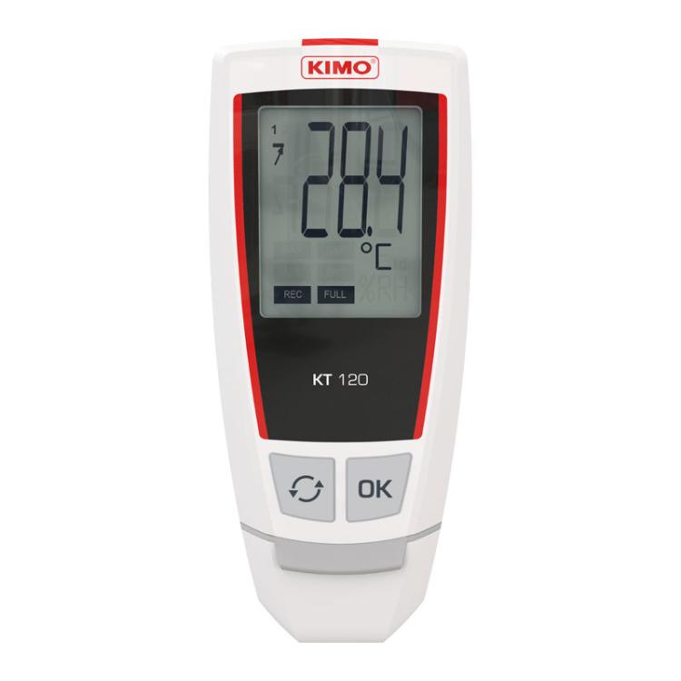 KT 120 Dataloggerin lämpötila