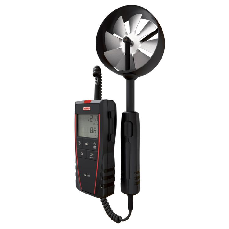LV 110 / 111 / 117 lämpöanemometri integroidulla siipimittapäällä 